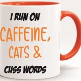Caffeine, Cats & Cusswords (11 oz.)